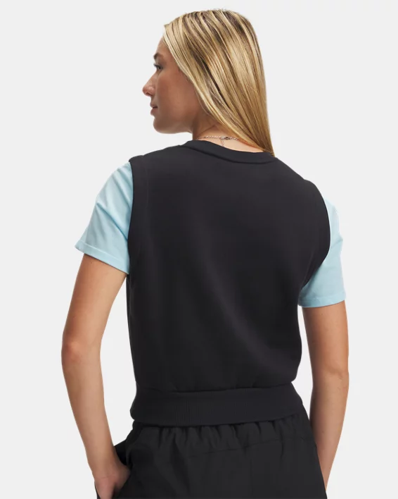 UA Rival Fleece Womens Sleeveless - Image 2
