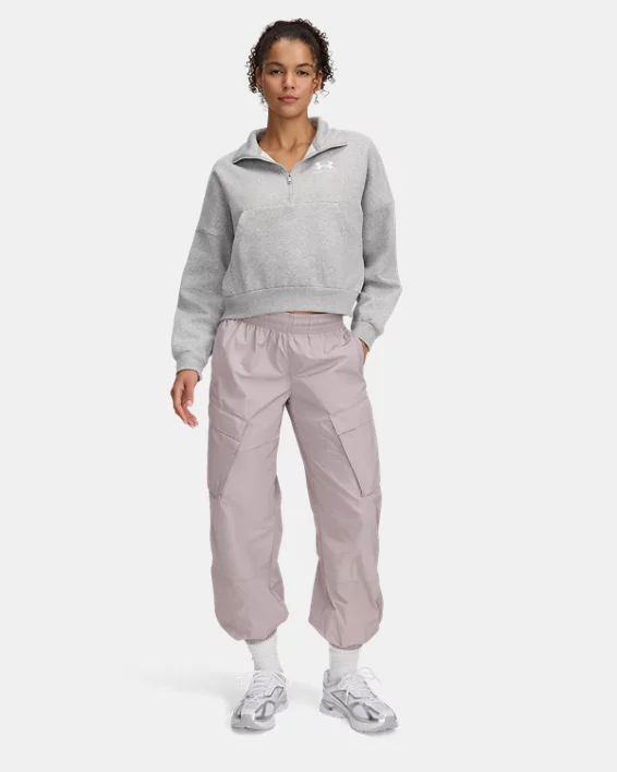 UA Unstoppable Woven Sheen Womens Cargo Pants - Image 3