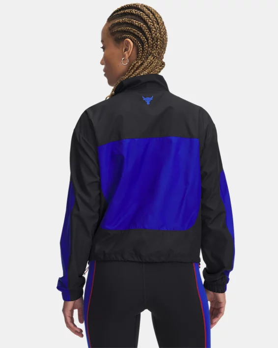 Project Rock Woven Womens Full-Zip - Image 2