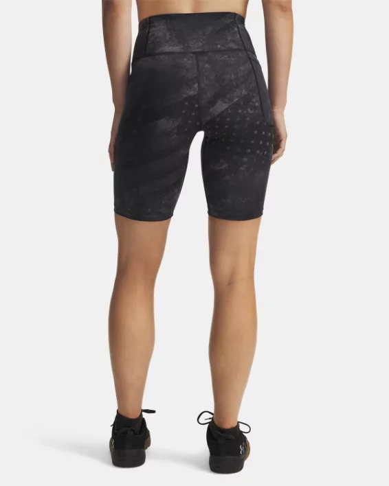 UA Motion Freedom Womens 8.5 Bike Shorts - Image 2