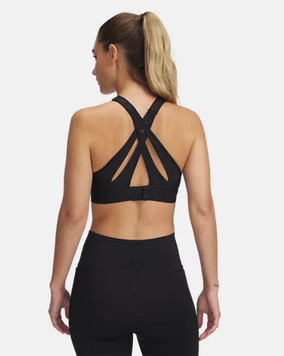 UA Infinity High Strappy Womens Sports Bra - Image 2
