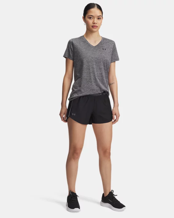 UA Tech Play Up Womens 3 Shorts - Image 3