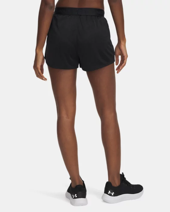 UA Tech Play Up Shine Womens 3 Shorts - Image 2