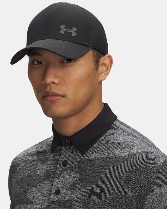 UA Drive Low Storm Mens Stretch Fit Cap - Image 3