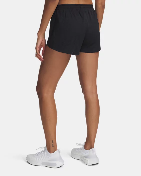 UA Tech Mesh Play Up Womens 3 Shorts - Image 2