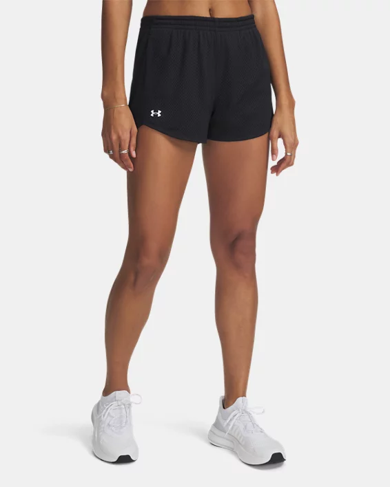 UA Tech Mesh Play Up Womens 3 Shorts