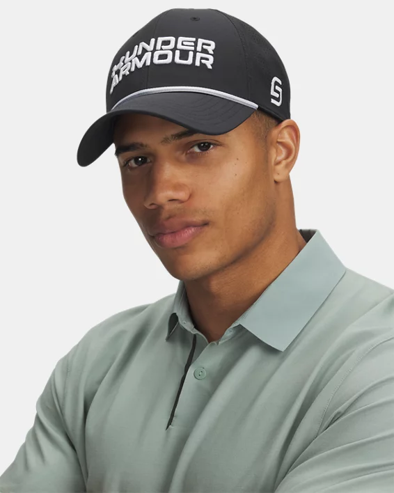 UA Jordan Spieth Drive Mid Mens Snapback Cap - Image 3