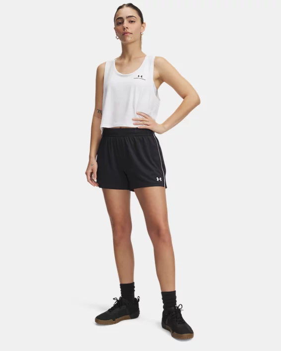 UA Tech Team Womens 3 Shorts - Image 3