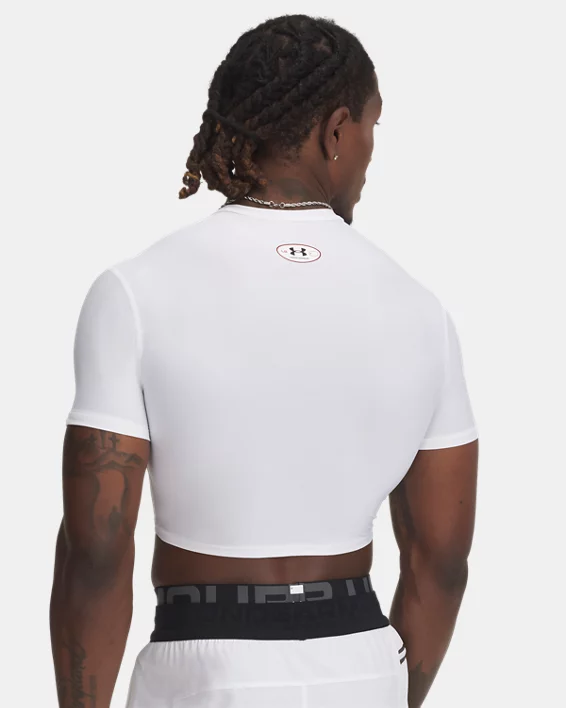 HeatGear OG Compression Mens Crop Short Sleeve - Image 2