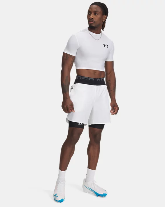 HeatGear OG Compression Mens Crop Short Sleeve - Image 3