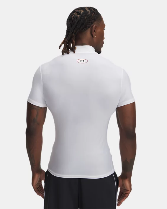 HeatGear OG Compression Mens Mock Short Sleeve - Image 3