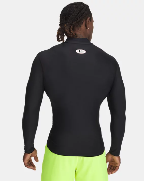 HeatGear OG Compression Mens Mock Long Sleeve - Image 3