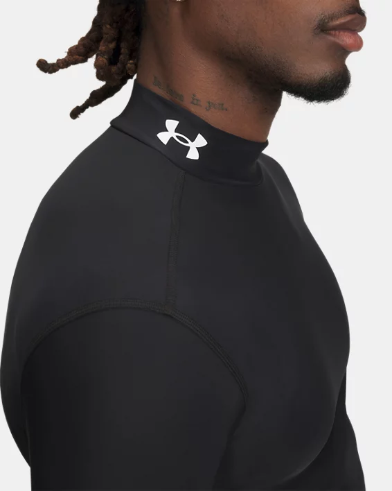 HeatGear OG Compression Mens Mock Long Sleeve - Image 5