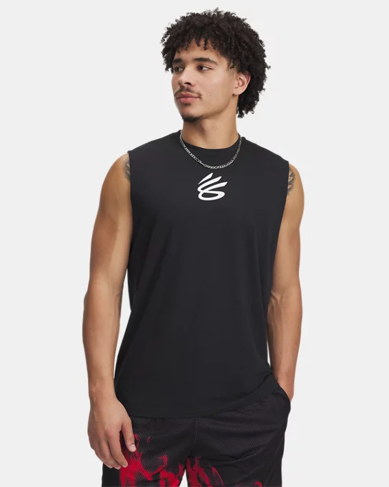 Curry Mens Sleeveless T-Shirt