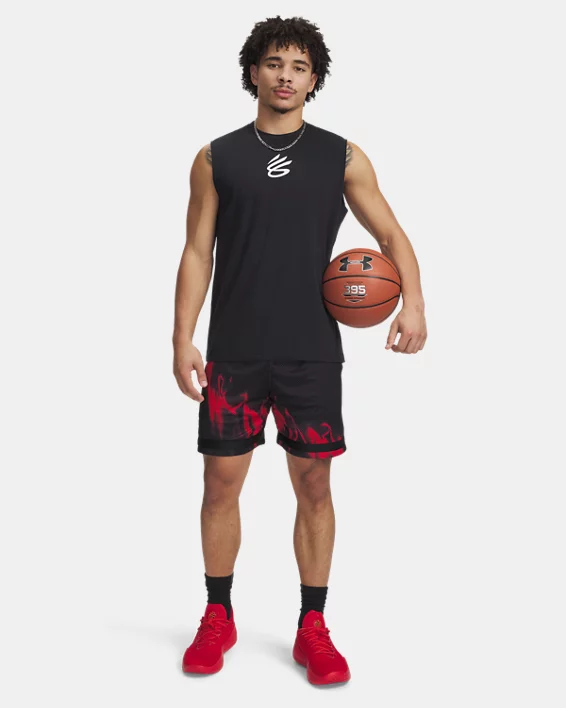 Curry Mens Sleeveless T-Shirt - Image 3