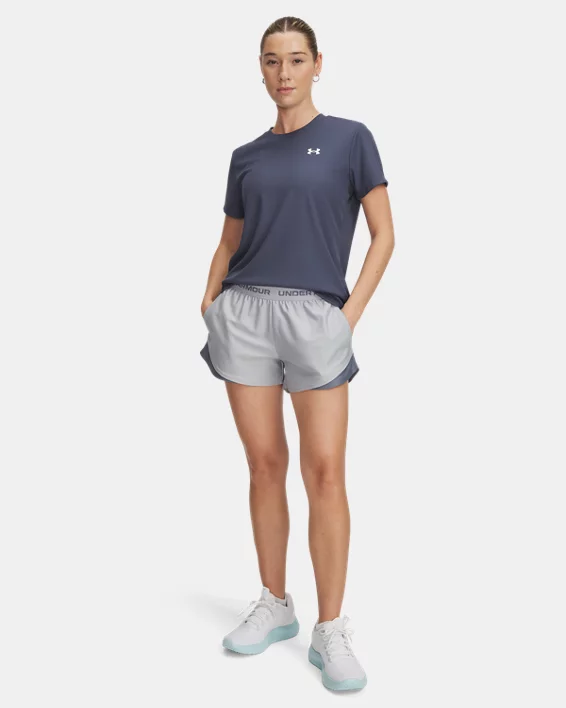 UA Tech Play Up Womens 3 Shorts - Image 3