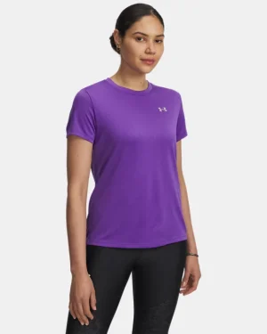 UA Velocity Textured Womens Short Sleeve