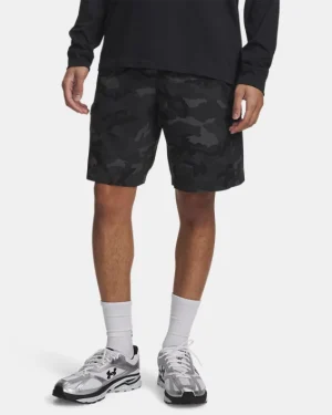 UA Sportstyle Woven Printed Mens 9.5 Cargo Shorts