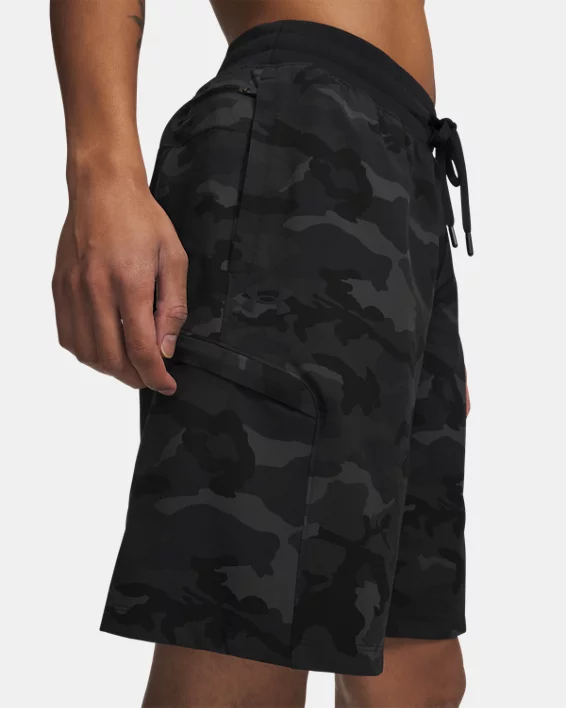 UA Sportstyle Woven Printed Mens 9.5 Cargo Shorts - Image 4