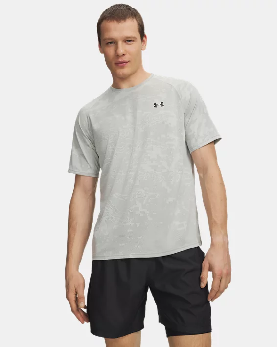 UA Velocity Jacquard Mens Short Sleeve
