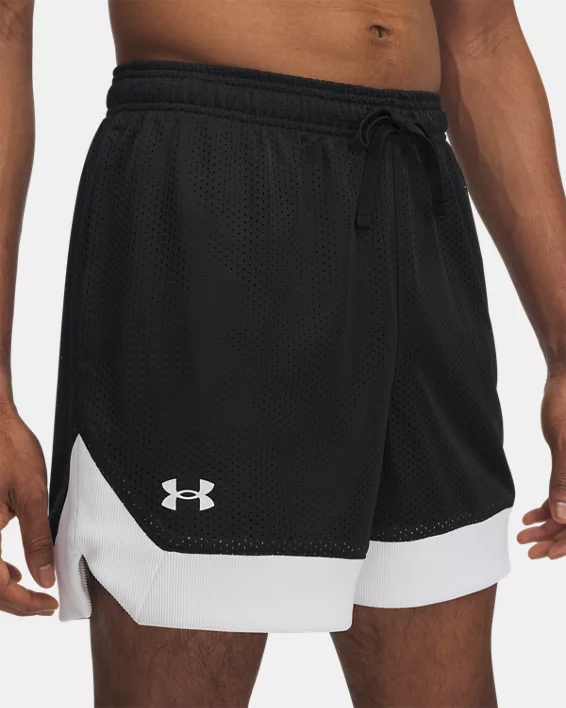 UA Elevated Mesh Mens 5 Shorts - Image 4