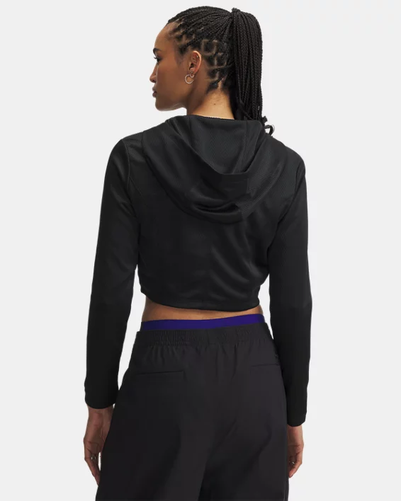 UA Courtside Dazzle Womens Full-Zip Hoodie - Image 2