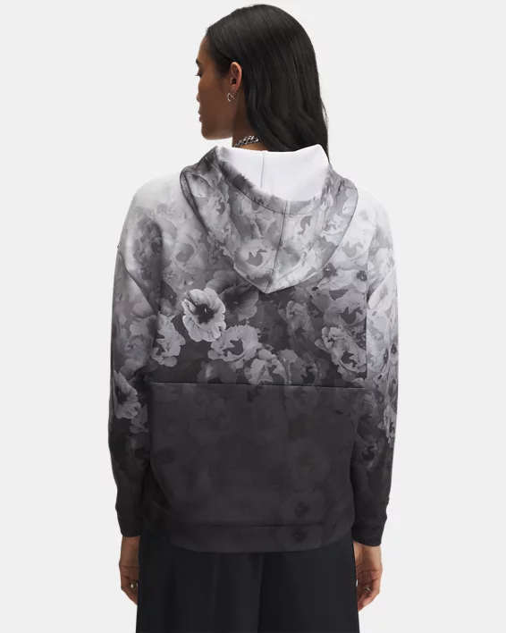 UA Courtside Floral Womens Full Zip - Image 2
