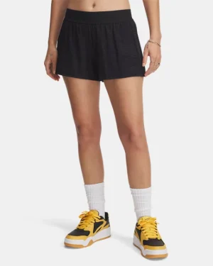UA Courtside Crinkle Womens 3 Shorts
