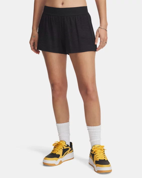 UA Courtside Crinkle Womens 3 Shorts