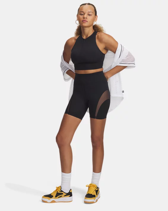 UA Meridian Womens Zip Tank - Image 3