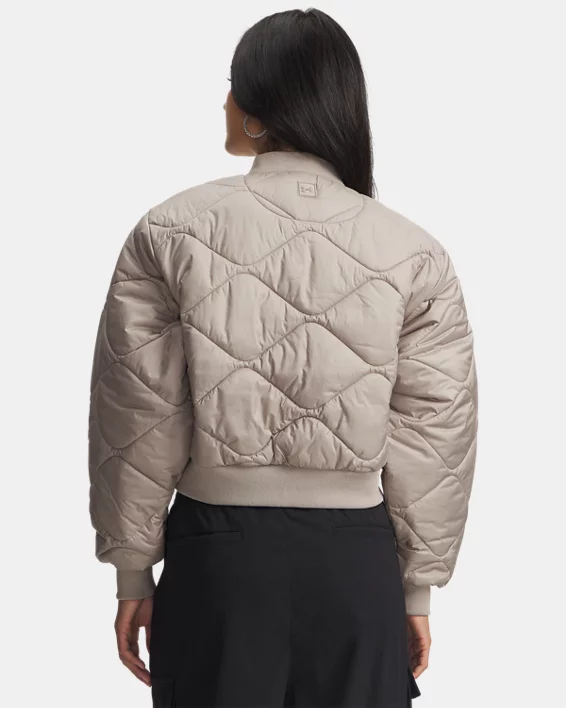 UA Heritage Womens Bomber Jacket - Image 2