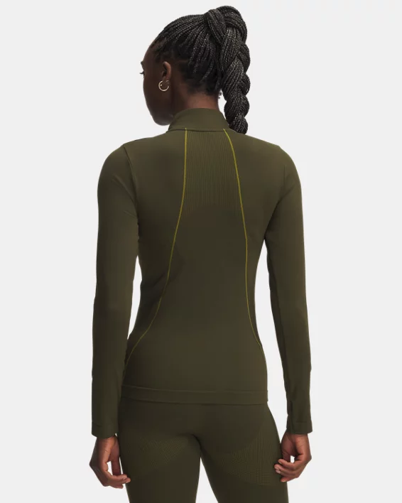 UA Vanish Seamless Womens Zip - Image 2
