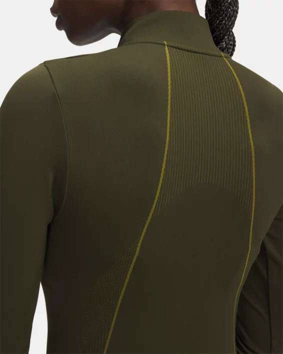 UA Vanish Seamless Womens Zip - Image 3