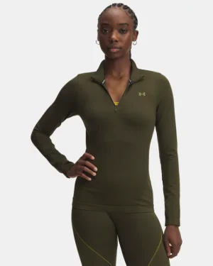 UA Vanish Seamless Womens Zip