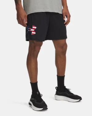 UA Tech Freedom Big Flag Logo Mens 7 Shorts
