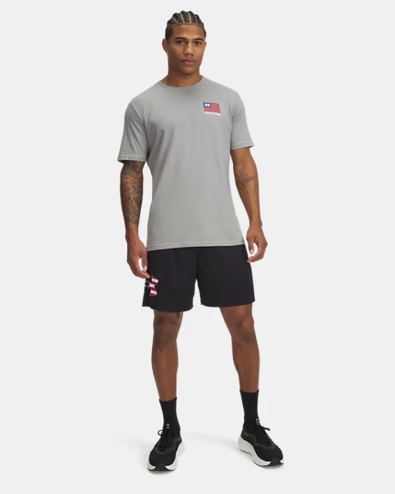 UA Tech Freedom Big Flag Logo Mens 7 Shorts - Image 3