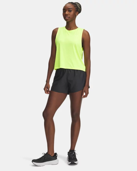 UA Mileage Heather Womens 3.5 Shorts - Image 3