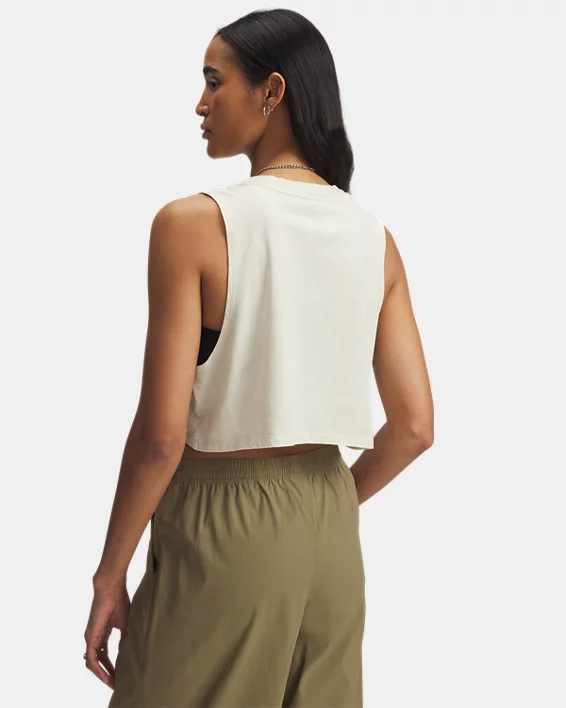 UA Wash Womens Crop Tank - Image 2