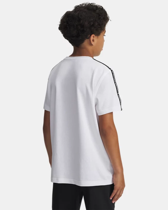 UA Sportstyle Taped Boys Short Sleeve - Image 2