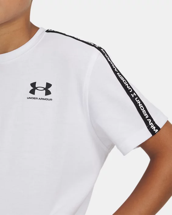 UA Sportstyle Taped Boys Short Sleeve - Image 3