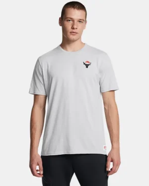 Project Rock Red One Gains Mens T-Shirt