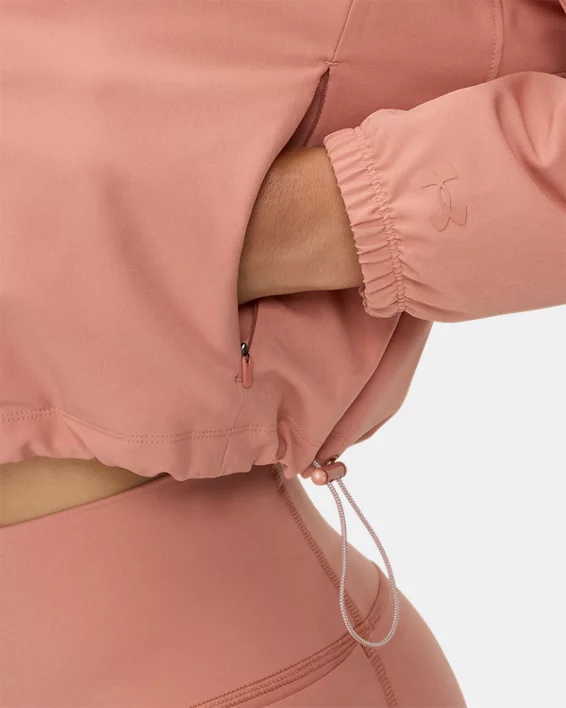 UA Unstoppable Woven Womens Jacket - Image 3