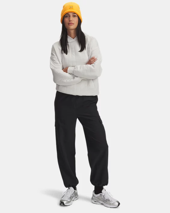 UA Unstoppable Fleece Textured Womens Hoodie - Image 4