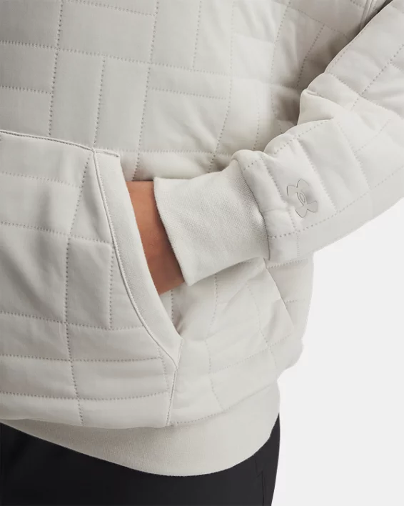 UA Unstoppable Fleece Textured Womens Hoodie - Image 5