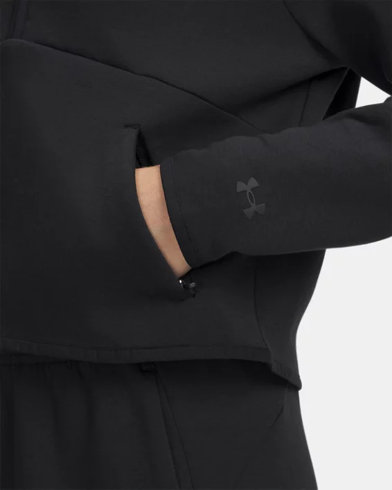 UA Unstoppable Fleece Womens Zip - Image 3