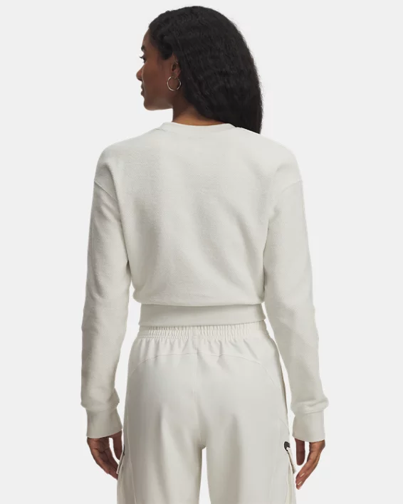 UA Icon Terry Varsity Womens Crew - Image 2