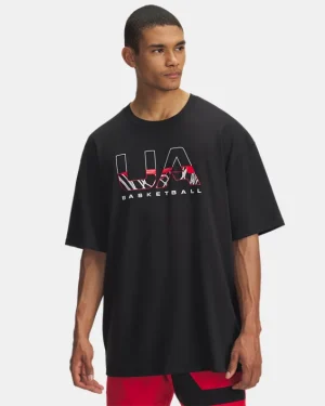 UA Hoops Branded Heavyweight Mens Short Sleeve