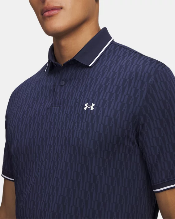 UA Drive Sport Jacquard Mens Polo - Image 4