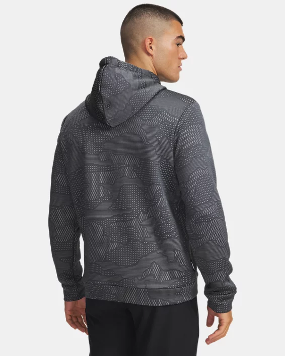 UA Drive Midlayer Jacquard Mens Hoodie - Image 2