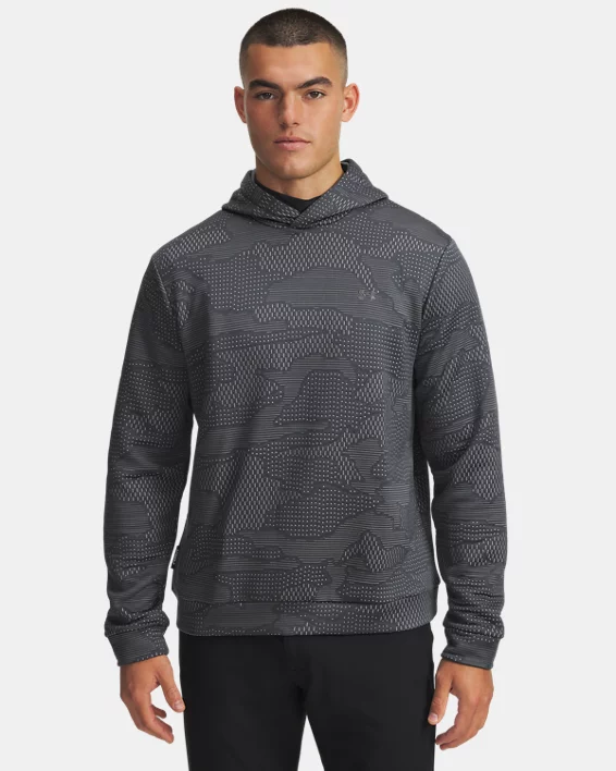 UA Drive Midlayer Jacquard Mens Hoodie